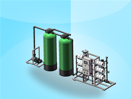 3噸/時反滲透設(shè)備，廣西純水處理，廣西水處理廠家