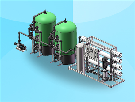 8噸/時 反滲透設(shè)備，廣西水處理生產(chǎn)廠家長期提供純水設(shè)備